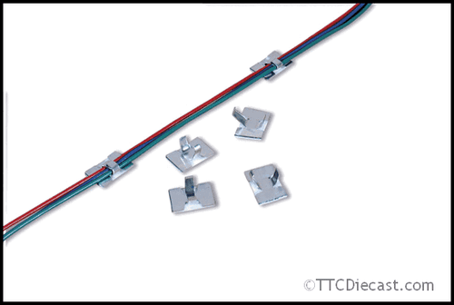 Peco PL-37 Cable Clips - self adhesive