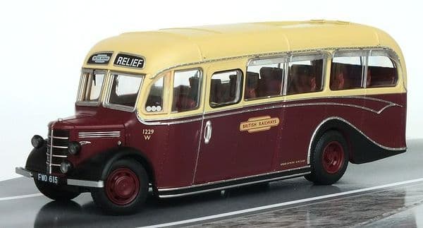 Rapido 920007 Bedford OB Duple Vista, British Railways- 1:76 Scale *LAST FEW*
