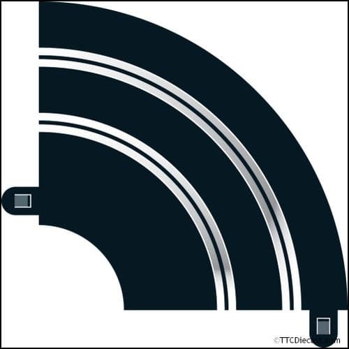 Scalextric C8202 Radius 1 Curve 45° x 2 - PRE ORDER £9.89