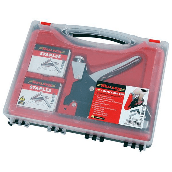 3 in 1 Nailer & Stapler Kit
