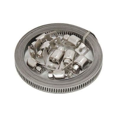 3 meter X 8 mm Hose / Pipe Clamp Kit