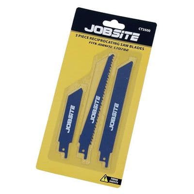 3 PCE Mixed Reciprocating Saw Blades