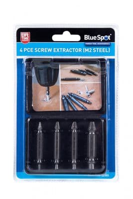 4 Piece Stud / Screw Extractor Set