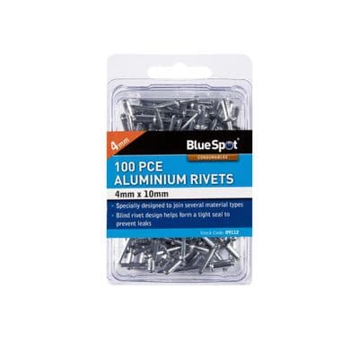 Aluminium Rivets - 4 mm - 100Pce
