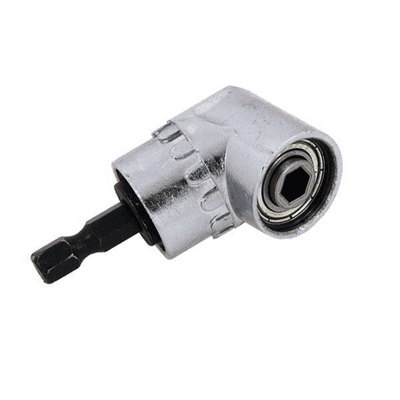 Angled driver bit holder