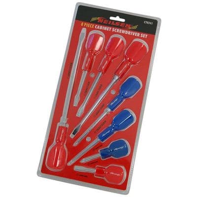 Cabinet Screwdriver Set - 8 Piece