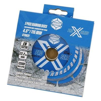 Diamond Cutting Saw Discs 4.5 inch / 115 mm for ceramics concrete masonry tiles