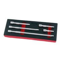 Extension Bars - 5pc Set -  1/4in.
