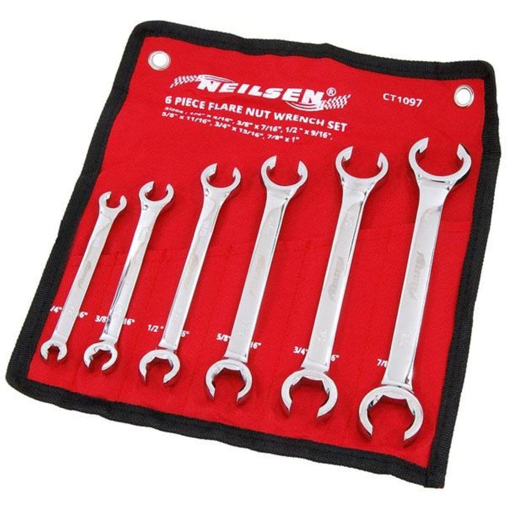 Flare Nut Spanner Set 6 Pce SAE