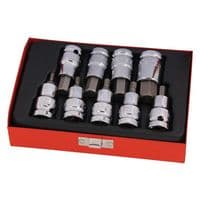 Hex Bit Socket Set - 10 Piece - 1/2in. Drive