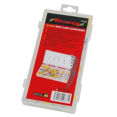 Hose Clamp Assortment - 26 Pc