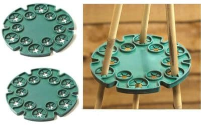 Pack of 2 Wigwam Garden Cane Holders