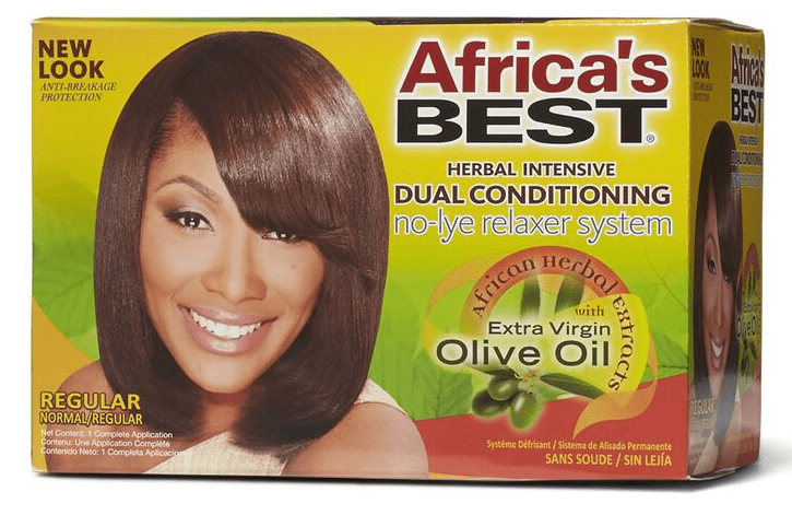 Africa Best Olive Oil Relaxer Kit Super