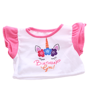 Birthday Girl Unicorn T Shirt