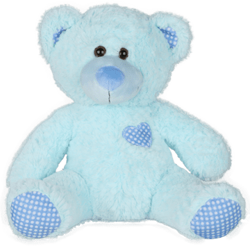 Blue Heart Bear