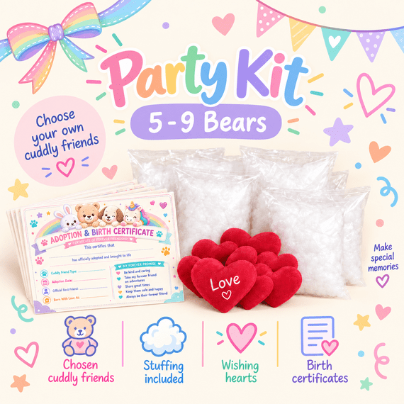 Build Your Own Bear Party Kit (5-9 People)