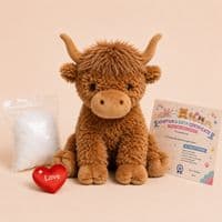 Hector Highland Cow Build Your Own Teddy Bear Kit | My Forever Bear