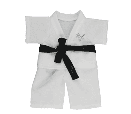 Karate Outfit with a black belt - 8