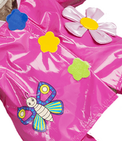 Pink Butterfly Raincoat with Boots