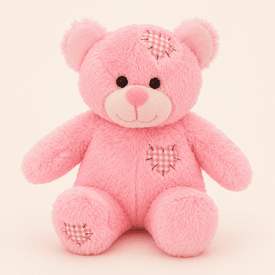 Pink Patches Bear Kit
