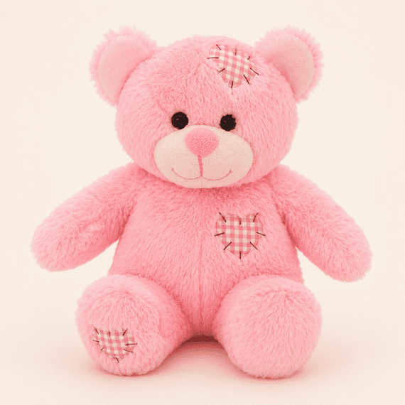 Pink Patches Bear Kit