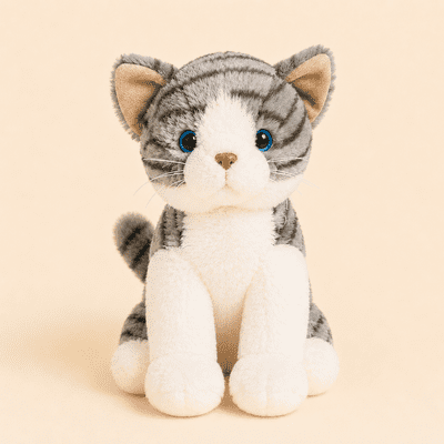 Purr-Cilla The Grey Tabby Cat Bear Kit