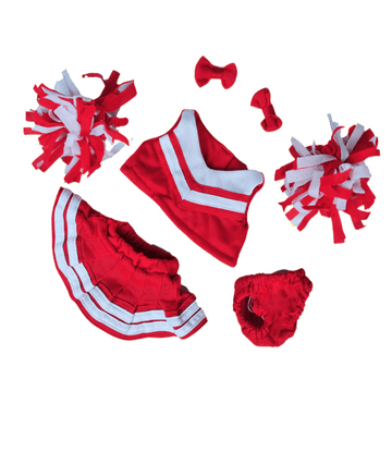 Red and White Cheerleader - 8"