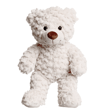 Scruffy the White Teddy 8" Kit