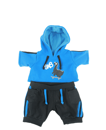 Skateboarding Dinosaur Hoodie with Trousers