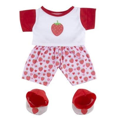 Strawberry Pyjamas with slippers