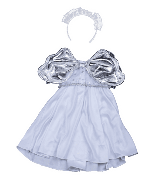 White Angel Dress with Wings