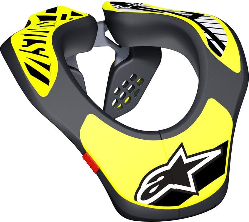 Alpinestars neck support Youth Flo Yellow