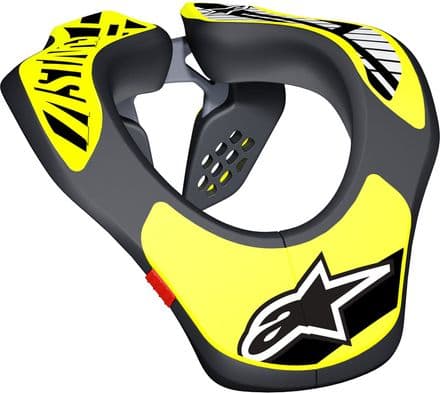 Alpinestars neck support Youth Flo Yellow