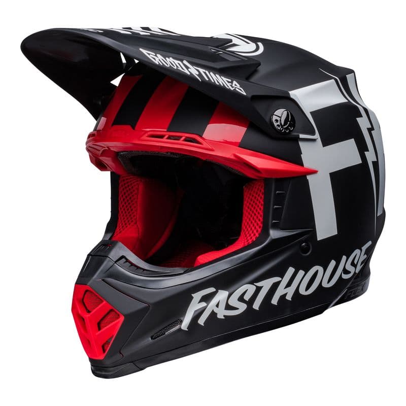 Bell Moto 9S Flexi Fasthouse Tribe M/G Black/White