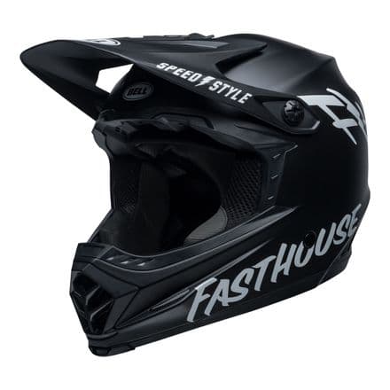 Bell MX 2020 Youth Moto-9 MIPS (Fasthouse Helmet Matte Black/White)