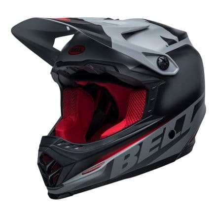 Bell MX 2020 Youth Moto-9 MIPS Helmet (Glory Matte Black/Gray/Crimson)