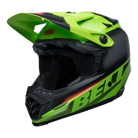 Bell MX 2020 Youth Moto-9 MIPS Helmet (Glory Matte Green/Black/Infrared)