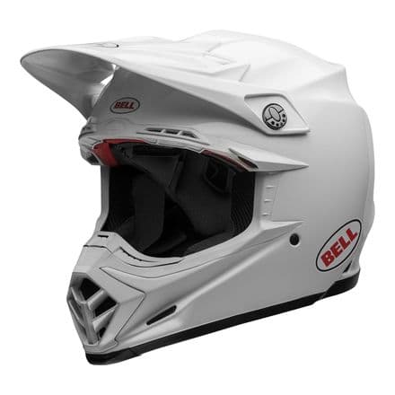 Bell MX 2022 Moto-9S Flex Adult Helmet (Solid White)