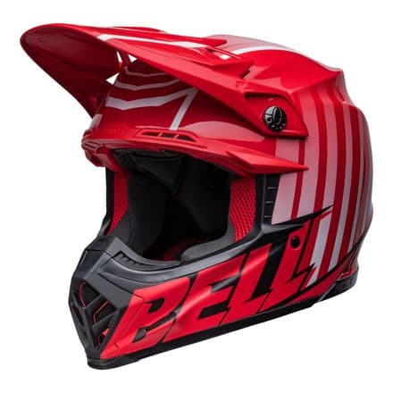 Bell MX 2022 Moto-9S Flex Adult Helmet (Sprint M/G Red/Black)
