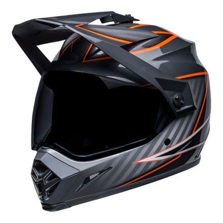 Bell MX 2022 MX-9 Adventure Mips Adult Helmet (Dalton Black/Orange)