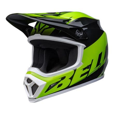 Bell MX 2022 MX-9 Mips Adult Helmet (Disrupt Black/Green)