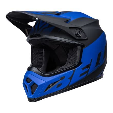 Bell MX 2022 MX-9 Mips Adult Helmet (Disrupt Matte Black/Blue)