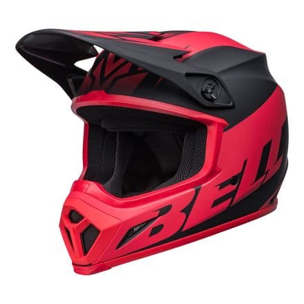 Bell MX 2022 MX-9 Mips Adult Helmet (Disrupt Matte Black/Red)