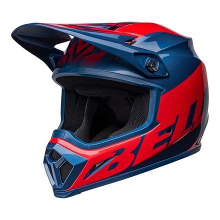 Bell MX 2022 MX-9 Mips Adult Helmet (Disrupt True Blue/Red)