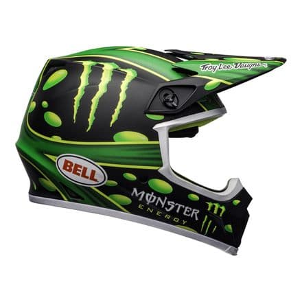 Bell MX 2022 MX-9 MIPS Adult Helmet (Mcgrath Showtime Black/Green)
