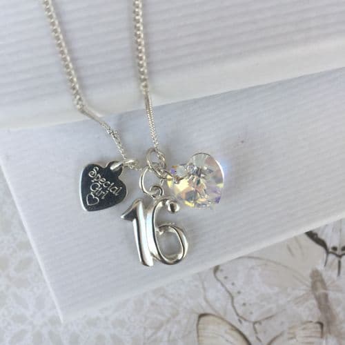 16th birthday silver jewellery gift for a Goddaughter