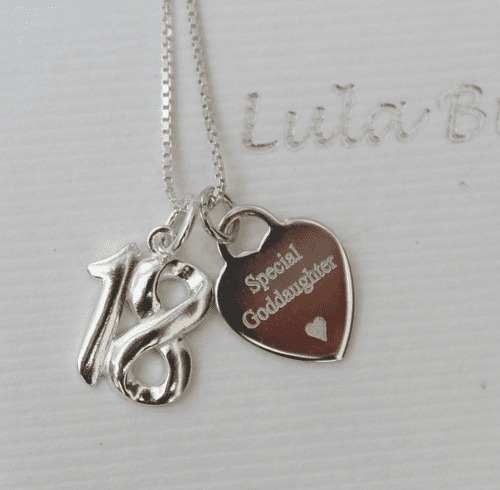 18th birthday gift for a Goddaughter - FREE ENGRAVING