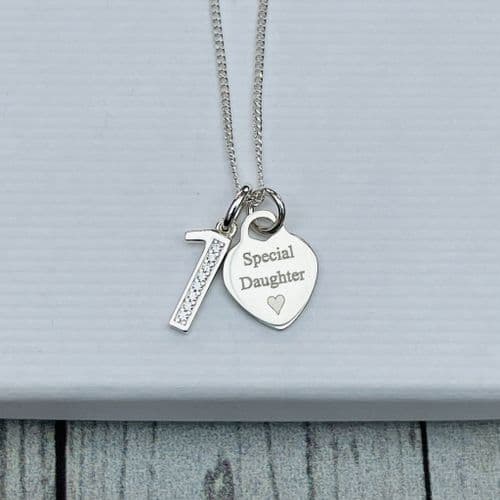 1st birthday jewellery gift - FREE ENGRAVING