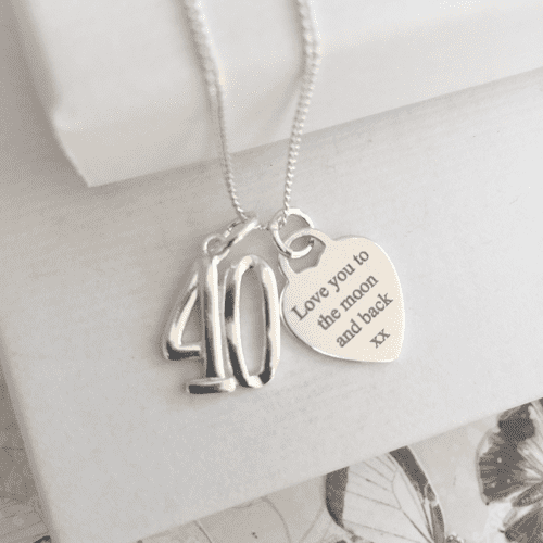 40th birthday gift for a friend - FREE ENGRAVING