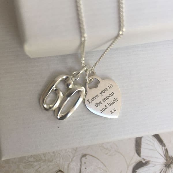 60th birthday gift for nan - FREE ENGRAVING